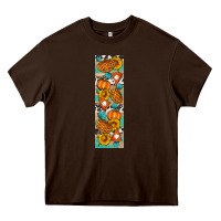 Chocolate Brown Fall Pie Heavy Core Tee - Artiststas