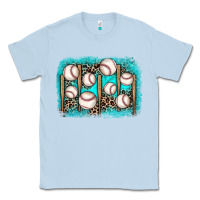 Dusty Blue baseball background Classic Tee - JahusDesignShop