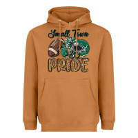 Meerkat small town big pride green Heavyweight Hoodie - MaliasSmallBusiness