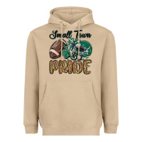 Mushroom small town big pride green Heavyweight Hoodie - MaliasSmallBusiness