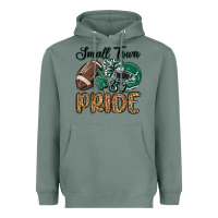 Sage small town big pride green Heavyweight Hoodie - MaliasSmallBusiness
