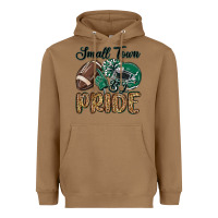 Toasted Coconut small town big pride green Heavyweight Hoodie - MaliasSmallBusiness