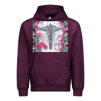 Mauve Wine nurse Urban Hoodie - TumblerDesignByShophia