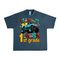 Midnight Navy ready to school crush 1st grade Urban Heavy Tee - AdoDesignShop