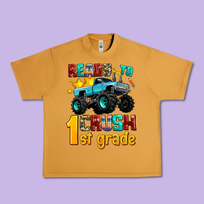 Ready To School Crush 1st Grade Urban Heavy Tee Designed By Adodesignshop