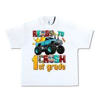 White ready to school crush 1st grade Urban Heavy Tee - AdoDesignShop