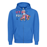 True Royal let's roll Zipper Hoodie - MaliasSmallBusiness