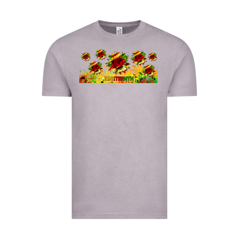 Juneteenth Sunflowers Libbey Glass Vintage Tee by HRA Design Shop | Teevron