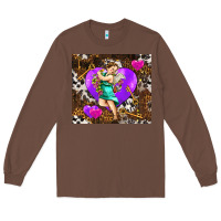 Chestnut cupid and heart Long Sleeve Tee - AdoDesignShop
