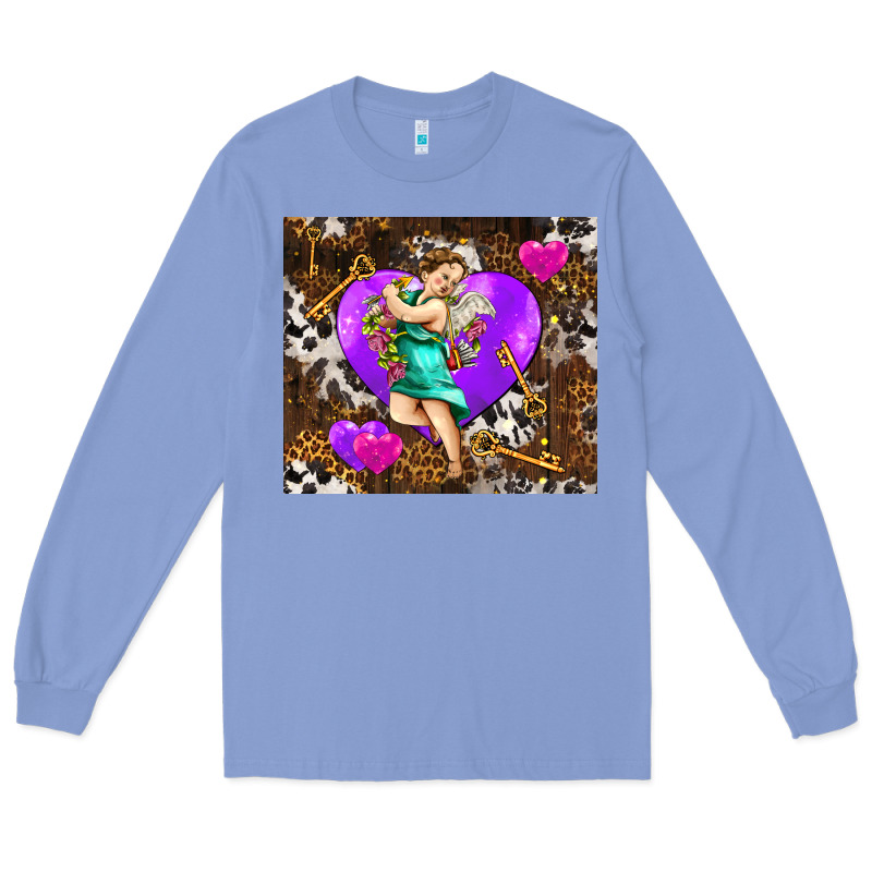 Cupid And Heart Long Sleeve Tee by AdoDesignShop | Teevron