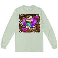 Matcha cupid and heart Long Sleeve Tee - AdoDesignShop