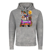 Cloud Rock Hallloween Farm animals Truck Vintage Hoodie - CowhideDigitalArt