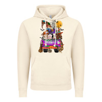 Vintage Artic Hallloween Farm animals Truck Vintage Hoodie - CowhideDigitalArt