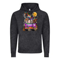 Vintage Black Hallloween Farm animals Truck Vintage Hoodie - CowhideDigitalArt