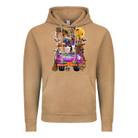 Vintage Camel Hallloween Farm animals Truck Vintage Hoodie - CowhideDigitalArt