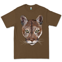 Cacao florida panther  face Premium Tee - BarkalooDesign