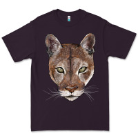 Plum florida panther  face Premium Tee - BarkalooDesign
