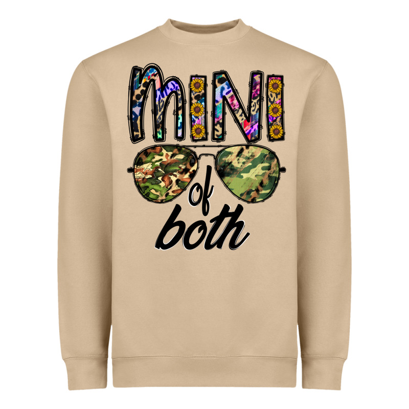 Mini Of Both Heavyweight Sweatshirt by CowhideDigitalArt | Teevron