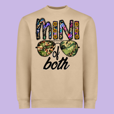 Mini Of Both Heavyweight Sweatshirt Designed By Cowhidedigitalart