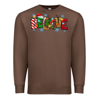 Chestnut Christmas Believe Premium Sweatshirt - MaliasSmallBusiness