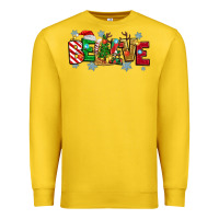 Lemon Christmas Believe Premium Sweatshirt - MaliasSmallBusiness