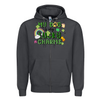 Smoke my dog is my lucky charms Zipper Hoodie - MaliasSmallBusiness