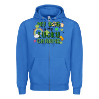 True Royal my dog is my lucky charms Zipper Hoodie - MaliasSmallBusiness