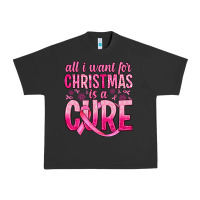 Pigment Black all i want for christmas is a cure Urban Heavy Tee - JahusDesignShop