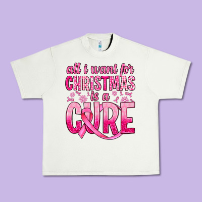 All I Want For Christmas Is A Cure Urban Heavy Tee Designed By Jahusdesignshop
