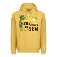 Antique Gold here comes the sun Premium Hoodie - BarkalooDesign