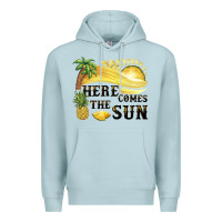 Blue Mist here comes the sun Premium Hoodie - BarkalooDesign