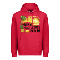 Cardinal here comes the sun Premium Hoodie - BarkalooDesign