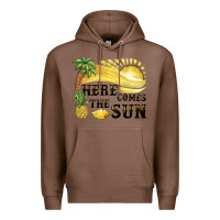 Chestnut here comes the sun Premium Hoodie - BarkalooDesign