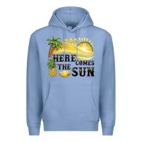 Colony Blue here comes the sun Premium Hoodie - BarkalooDesign