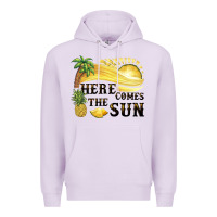 Lilac here comes the sun Premium Hoodie - BarkalooDesign