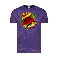 Cloud Purple juneteenth sunflower Vintage Tee - HRA Design Shop