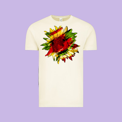 Juneteenth Sunflower Vintage Tee Designed By Hra Design Shop