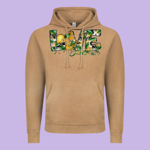 Love Summer Lemon Vintage Hoodie Designed By Sublimationcraftshop