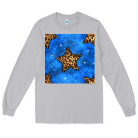 Moon Dust 4th of july leopard stars seamless pattern Long Sleeve Tee - BundleAndBundleShop