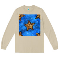 Mushroom 4th of july leopard stars seamless pattern Long Sleeve Tee - BundleAndBundleShop