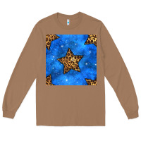Toasted Coconut 4th of july leopard stars seamless pattern Long Sleeve Tee - BundleAndBundleShop