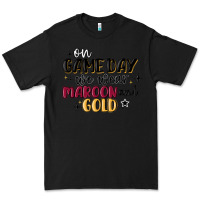 Black on game day we wear maroon and gold Premium Tee - MaliasSmallBusiness