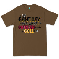 Cacao on game day we wear maroon and gold Premium Tee - MaliasSmallBusiness