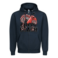 Navy cheer coach Zipper Hoodie - MaliasSmallBusiness