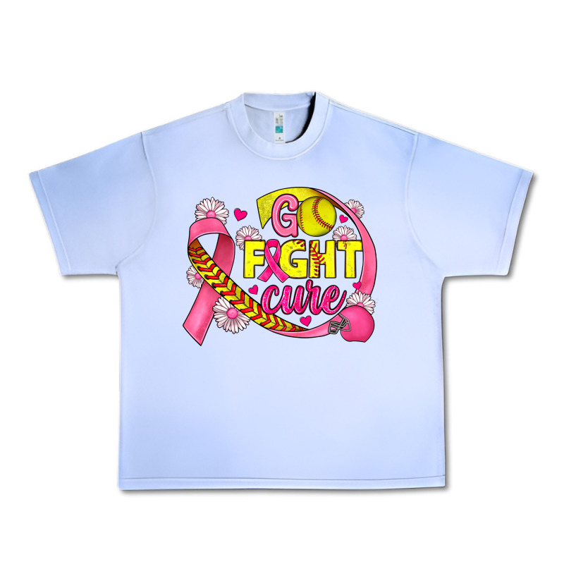Breast Cancer Go Fight Cure Softball Urban Heavy Tee by JahusDesignShop | Teevron