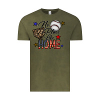 Vintage Olive no place like home Vintage Tee - CowhideDigitalArt