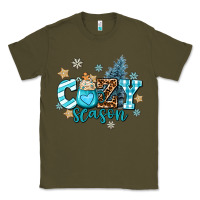 Army Green cozy season Classic Tee - AdoDesignShop