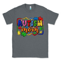 Charcoal Heather autism mom Classic Tee - LillyAllenDesigns