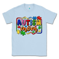 Dusty Blue autism mom Classic Tee - LillyAllenDesigns