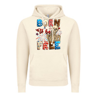 Vintage Artic Born to be free with skeleton 4th of july Vintage Hoodie - Neo Western